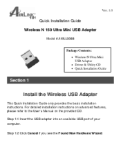Airlink101 awll5088 wireless n 150 ultra mini usb adapter drivers download
